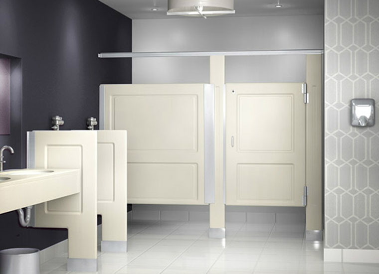 RESISTALL PARTITIONS® - Solid Plastic Washroom Partitions